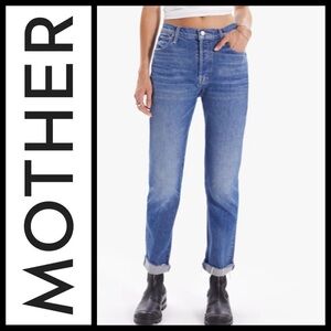 💙NWT MOTHER DENIM THE SCRAPPER CUFF ANKLE FRAY JEANS (Running with Scissors) 29
